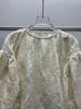 French Retro Lace Bell Sleeve Embroidered Top - Autumn/Winter Collection