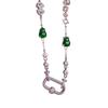 Natural Jade Gourd S925 Sterling Silver Necklace