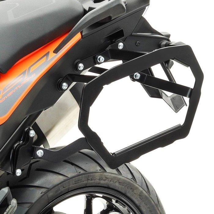 Valises latérales en aluminium - KTM 1290 Super Adventure R/S 17-20 - 2x40L - Support noir - Sécurisées