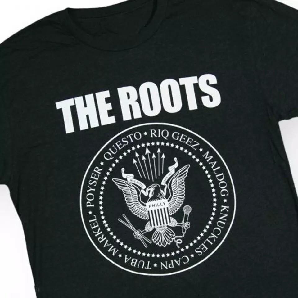 VTG The Roots band Black Shirt Unisex Cotton Tee all sizes S-5Xl NI1035 Unisex T-Shirt S