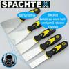 SPACHTEX Spachtel Set Edelstahl Malerspachel Trockenbauspachtel Flächenspachtel