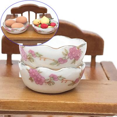 Dessert Plate DIY Special Furniture Vintage Miniatures For Dollhouse 1Pcs For Dollhouse