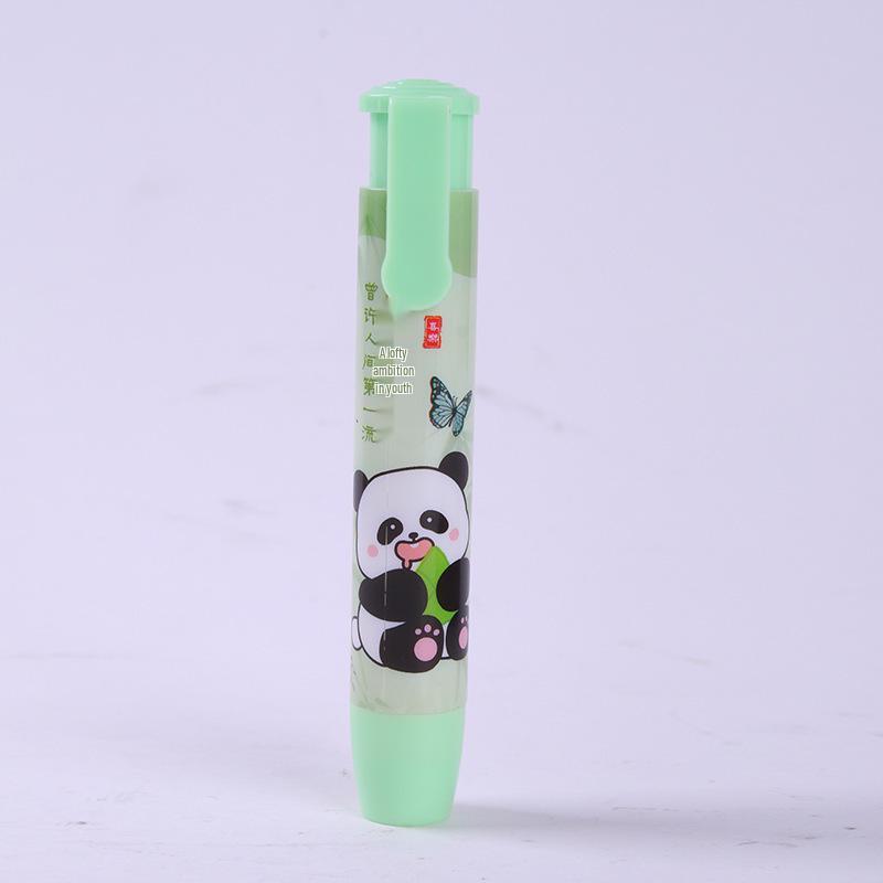 Capybara Push-Button Eraser for Kids - No-Trace, Low-Dust, High-Value Stationery
