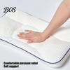 Orthopedic Memory Foam Pillow Kids for 6 Months To 8 Years, Ergonomic Cervical Support Baby Stomach Sleeping with Alignment Toddler Pillow, Breathable