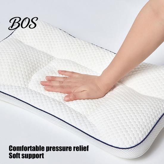 Orthopedic Memory Foam Pillow Kids for 6 Months To 8 Years, Ergonomic Cervical Support Baby Stomach Sleeping with Alignment Toddler Pillow, Breathable