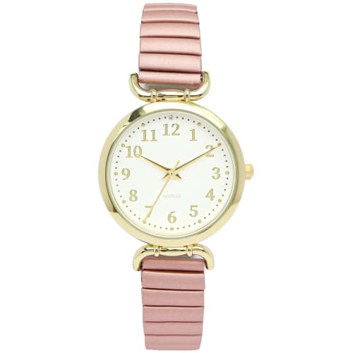 

Полевые работы Miranda Bellows Аналоговые часы с металлическим браслетом, Золото, Розовый, YM071-4, Женские