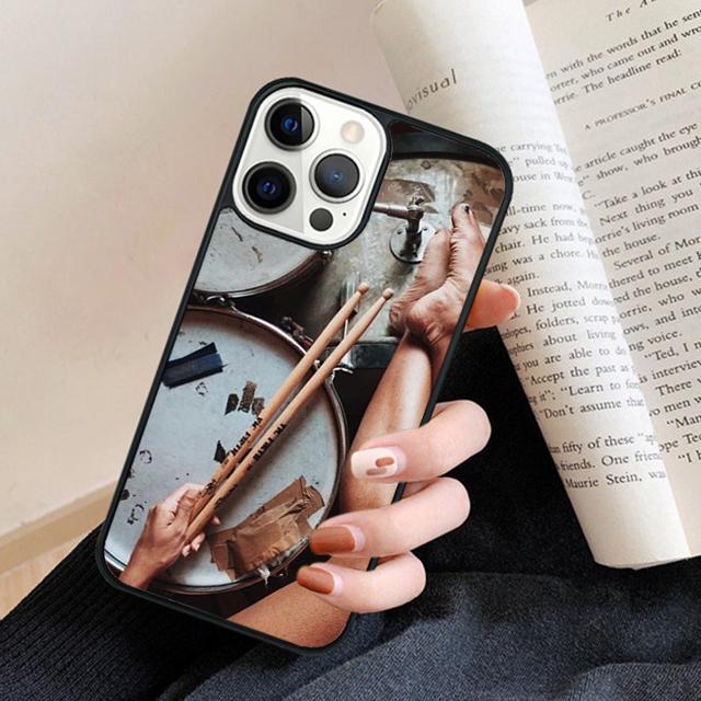 Drummer Playing Drums Phone Case Back Cover for iPhone 17 Air 16 15 14 13 11 12 Pro Max Plus Fundas Coque