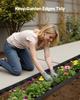 Landscape Edging, 600 X 5 Cm Plastic Garden Border Edging with 120 Spikes, No Dig, Flexible Lawn Edgings Roll, UV-Resistant Mini Fence Borders Pathway