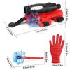 Spider-Man Werfer Spielzeug Spider Cosplay Dekorationen Spinnennetz-Sender Handschuhe Spider Handgelenk Saugnapf Spielzeug Kindertagsgeschenk