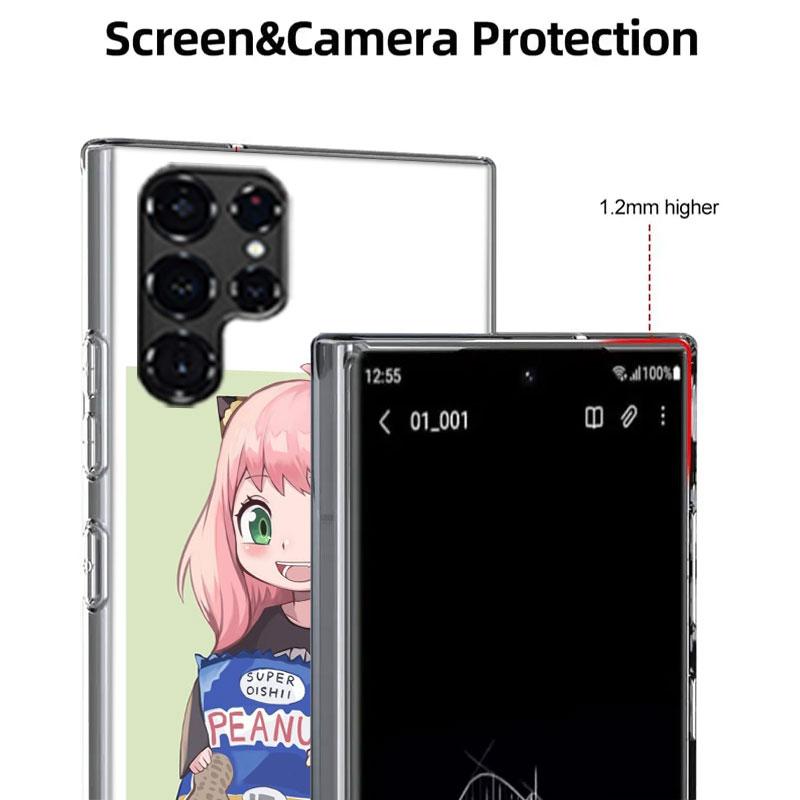 Anya Forger Mind Reading Cases Phone Case for Samsung Galaxy S26 Ultra S25 Edge S24 S23 FE S21 Plus S20 S22 S10 Cover TPU Capa S