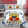 3pcs Duvet Cover Set (1*Duvet Cover + 2*Pillowcase, Without Core), Custom Name Go Ahead Eagles Pattern Bedding Set, Home Bedroom Decor Gift