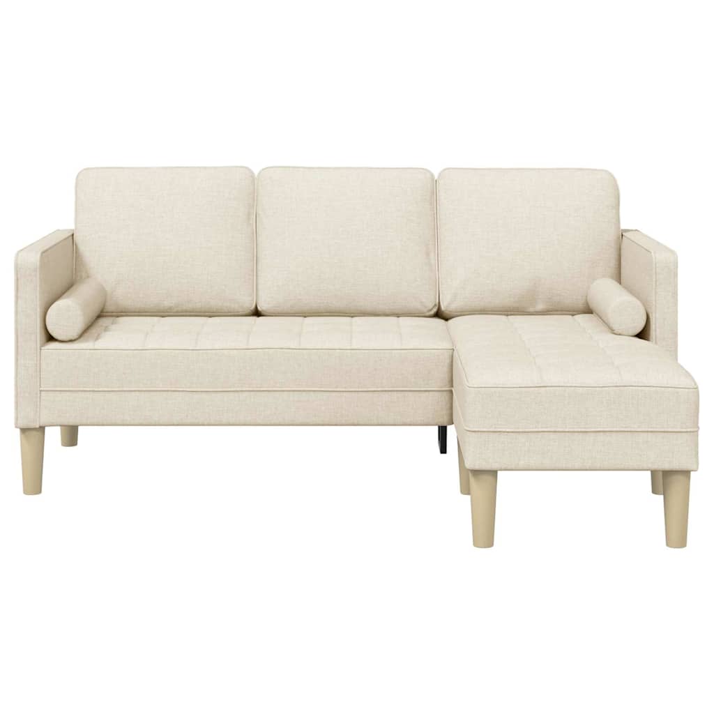 Sofa Set with Cushions Linen Polyester