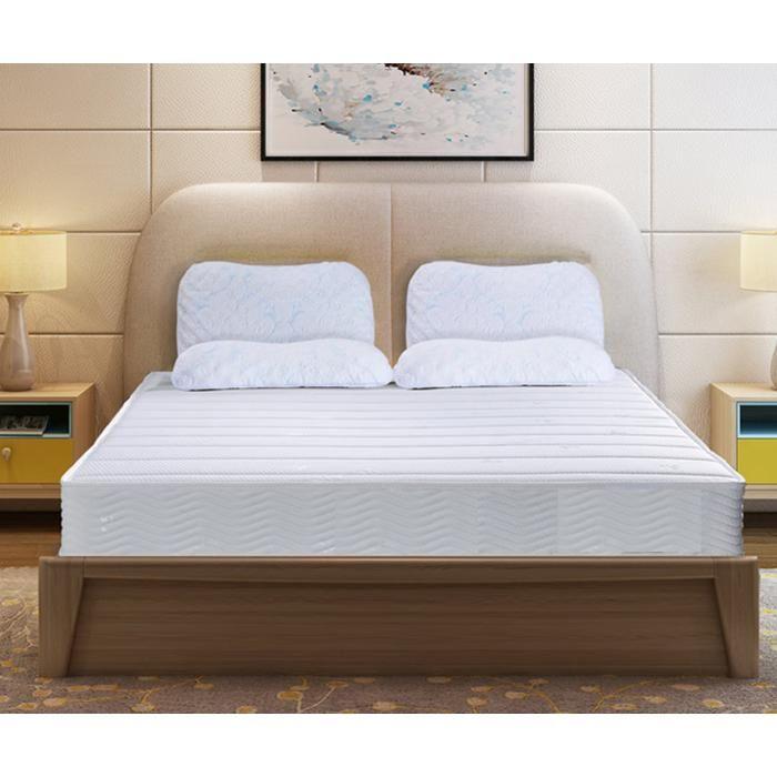 Mattress Set 140x200 Cm - Memory Foam - 20 Cm - Firm - Hypoallergenic - 2 Places