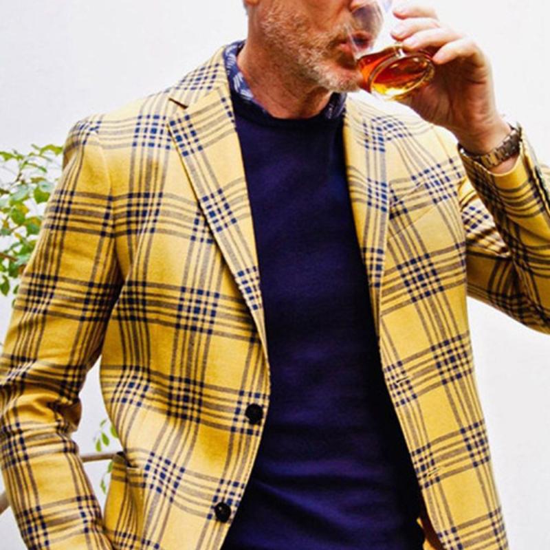 

Мужской повседневный пиджак и платье на все времена года 4XL