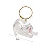 Transparent Cat Hair Storage Keychain Cute Gifts Portable Souvenirs Keychain DIY Decoration Pet Fur Keepsake Capsule