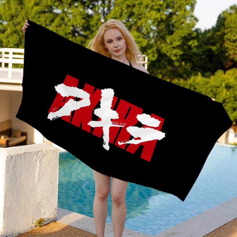 Hot Anime A-Akira Big Microfiber Beach Towels Quick Dry Towel Sand Beach Towels Pool Towel for Travel Swim Pool Yoga