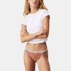 Calvin Klein Letter Waist Mid-Rise Triangle Bikini Underwear Women Underwear Copper-Brown 000QD5044E-PON