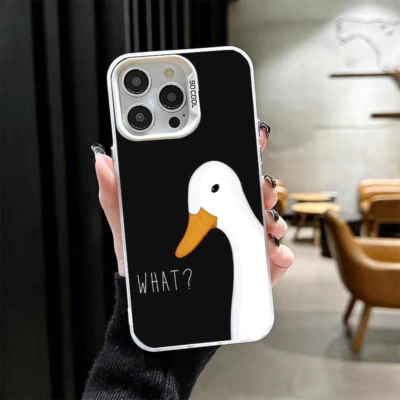 Funny Cartoon Goose Game Shockproof Phone Case for iPhone 17 Air 16 16E 15 Pro Max 14 Plus 13 Mini 12 Back Cover Anti Fall Funda
