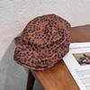 Fashion Leopard Print Smiling Face Pattern Women Casual Beret Autumn For