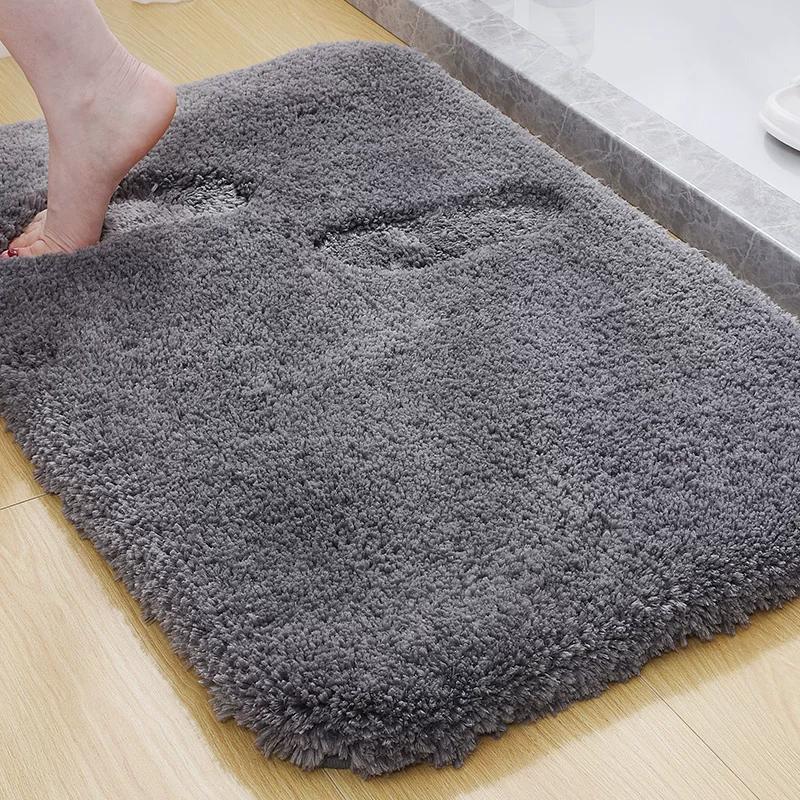 Bathroom Non-Slip Floor Mat, Bathroom Absorbent Mat, Toilet Non-Slip Carpet, Bathroom Foot Mat, Bathroom-Specific Floor Mat