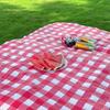 Plaid Disposable Tablecloth Waterproof Checkered Table Cover Outdoor Tablecloth for Picnic Camping Barbecue
