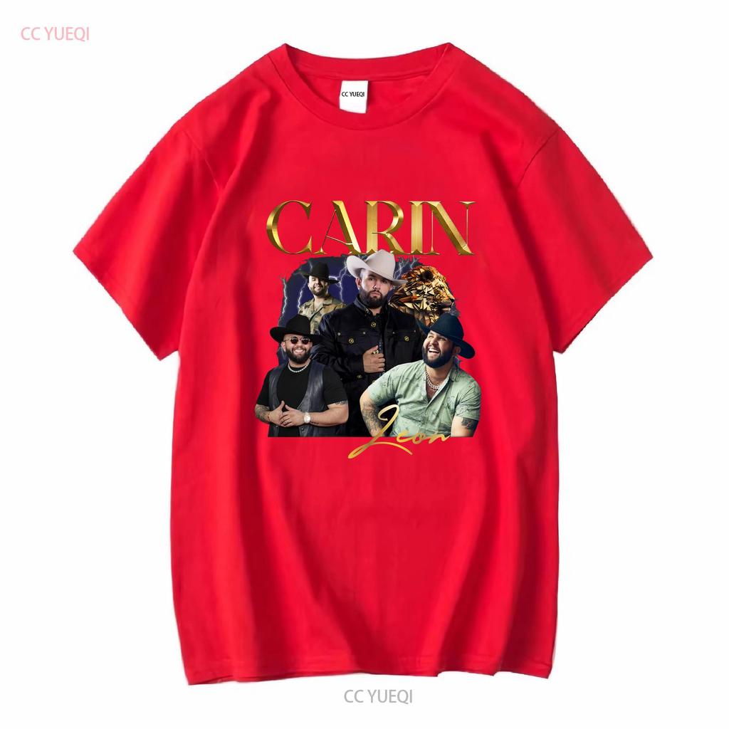 Carin Leon T Shirt 2024 Tour Merch Boca Chueca Concert Fans Long or Short Sleeves Vintage Washed Homme Comfortable Soft