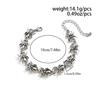 Ingemark Punk Hip-Hop Silver Color Spider Bracelet Women Vintage Adjustable Metal Chain Charm Bangles Couple New Jewelry Gifts