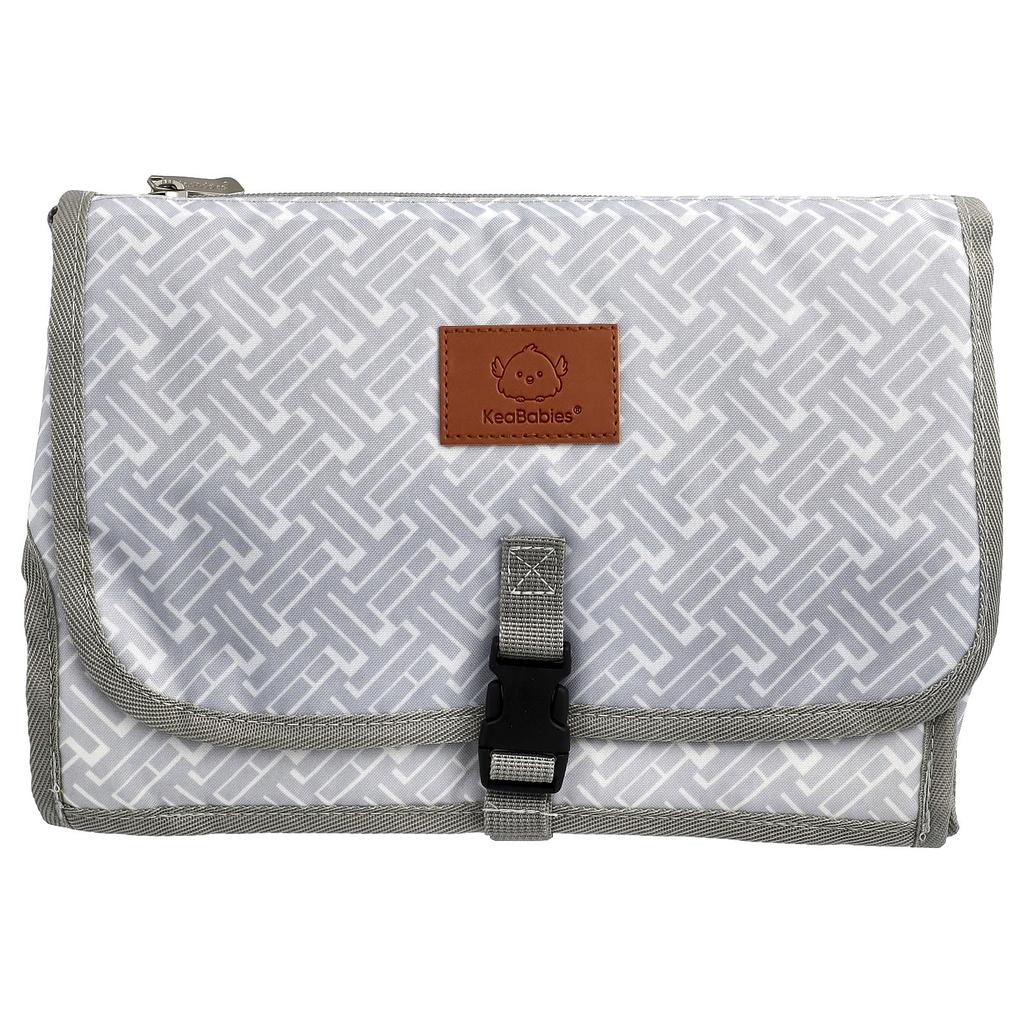 KeaBabies, Ezee Diaper Changing Pad, Infant, Gray, 1 Count