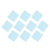 10pcs Plush Foam Floor Mat Prevent Slip Cuttable Thickened Interlocking Carpet Tiles For Bedroom Light Blue