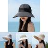 Polyester Sun Hat With Large Brim For Outdoor Sun Protection And Fashion Casual Wear