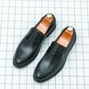 Non-Slip Leather Loafers All-match Business Shoes Vintage Men Casual Shoes New Brand Flats Outdoor for Men Lazy Footwear