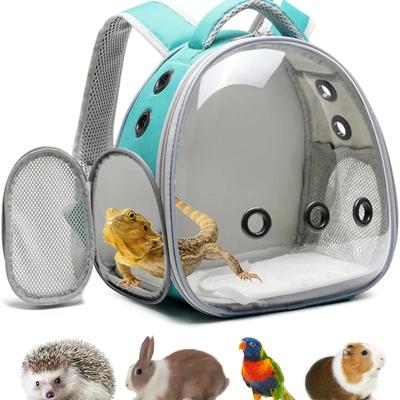 12.6inch Tall New Bird Carrier - Lightweight Portable Small Pet Travel Backpack Suitable for Small Parrot Sugar Glider & Hamster