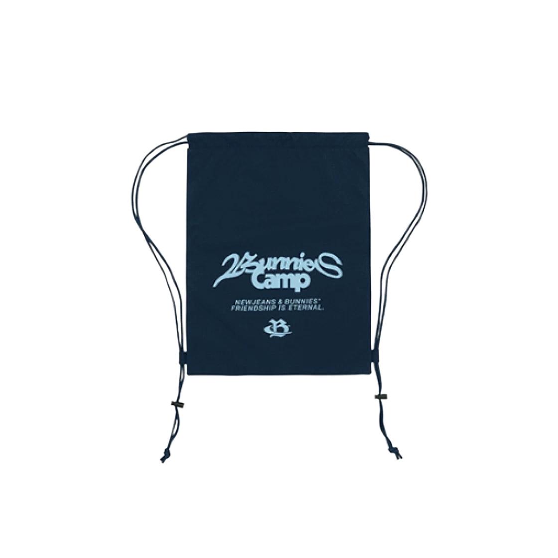 NewJeans Bunnies Camp Gym Sack Navy ONE SIZE