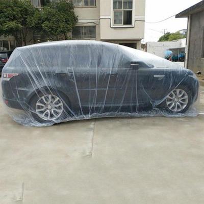 Copertura Auto Trasparente Antipolvere Trasparente Durevole Fascia Elastica Ombra Antivento Sole Ecologico Monouso
