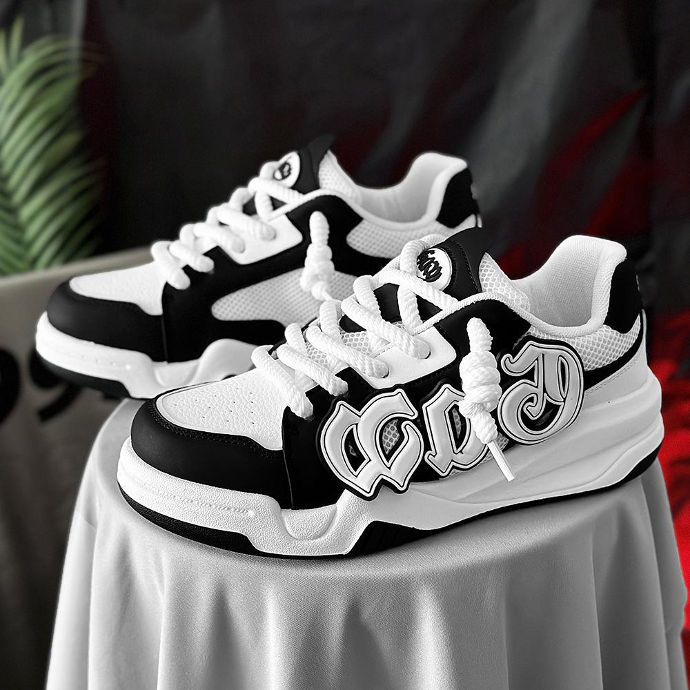 

2025 new men s shoes niche design bread shoes men s leisure national tide brand skateboard shoes men s board shoes 39