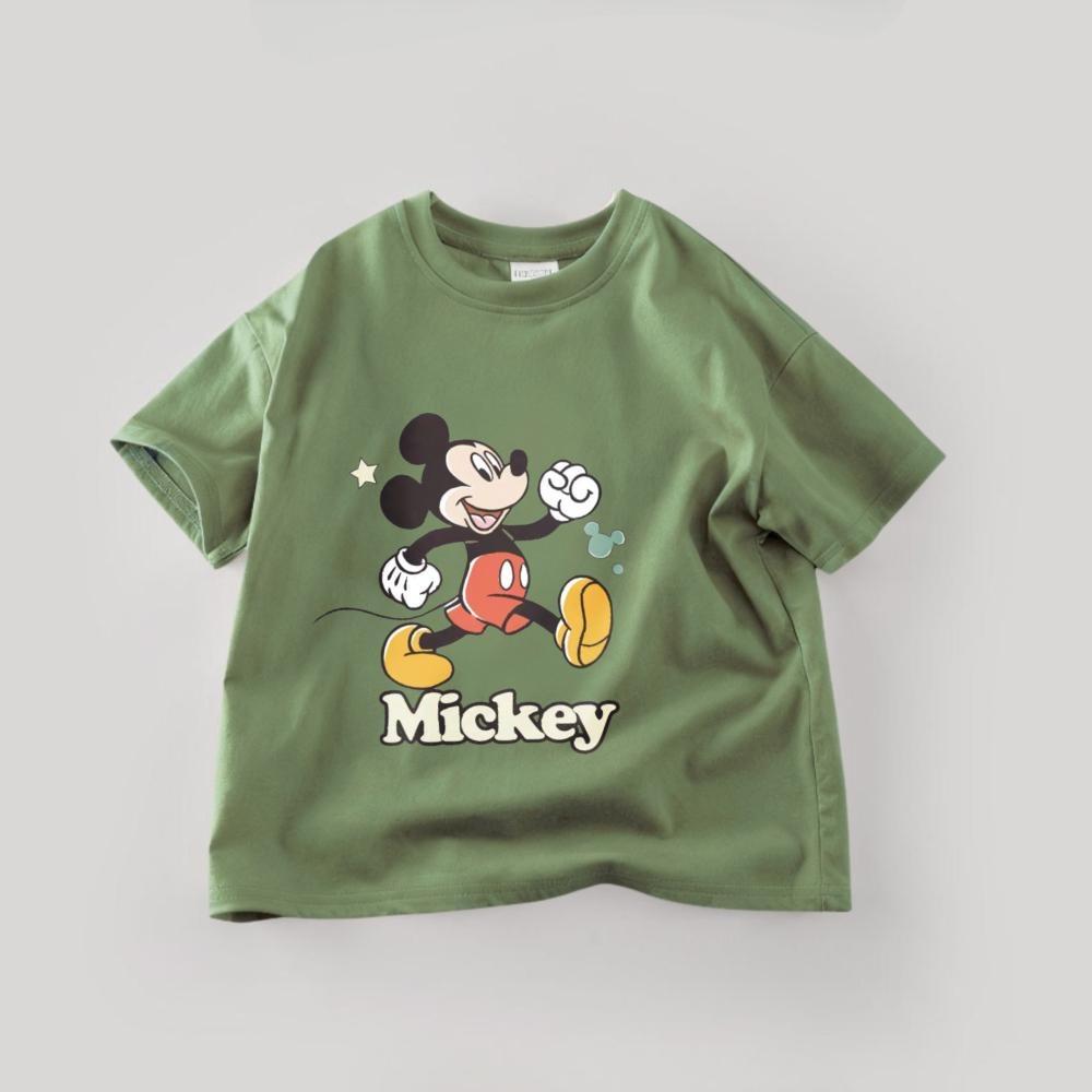 Boutique Children's Tshirts Summer Cartoon Mickey Short Sleeve Tees Tops  Casual Kids Boys Clothes Cartoon T-shirt