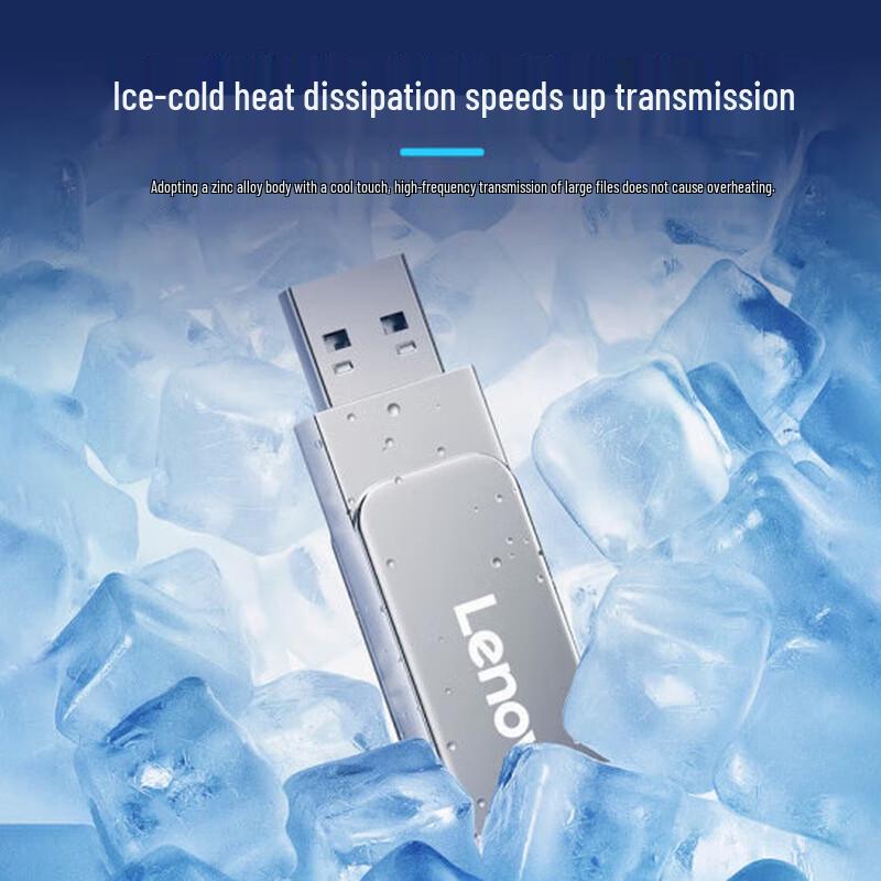 Lenovo SS380 Type-C USB 3.2 Dual Interface Metal Swivel USB Drive