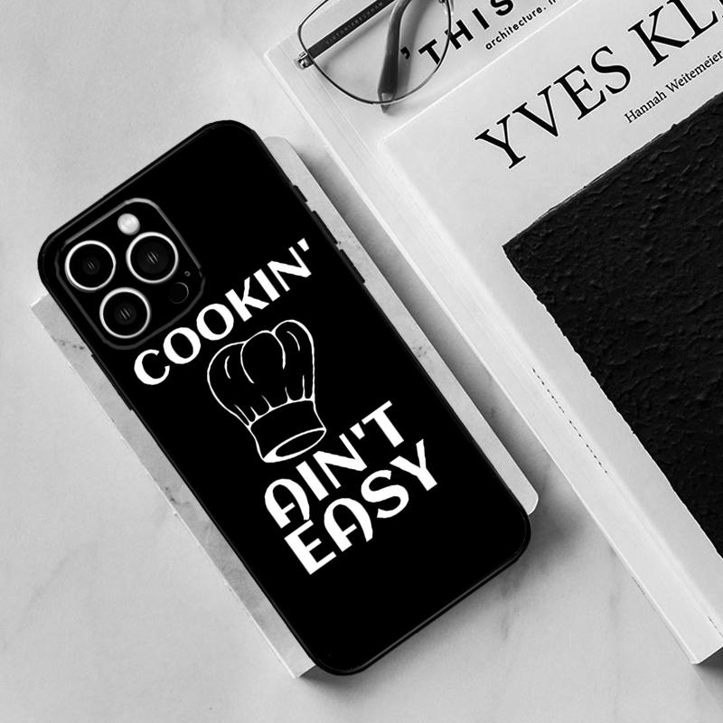 Baking Cook Chef Case For iPhone 17 Air 15 14 13 12 11 16 Pro Max Mini 16 15 Plus 16e Funda Silicone Cover