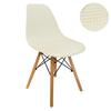 Dining Room Shell Chair Cover Home Jacquard Spandex Chair Seat Covers