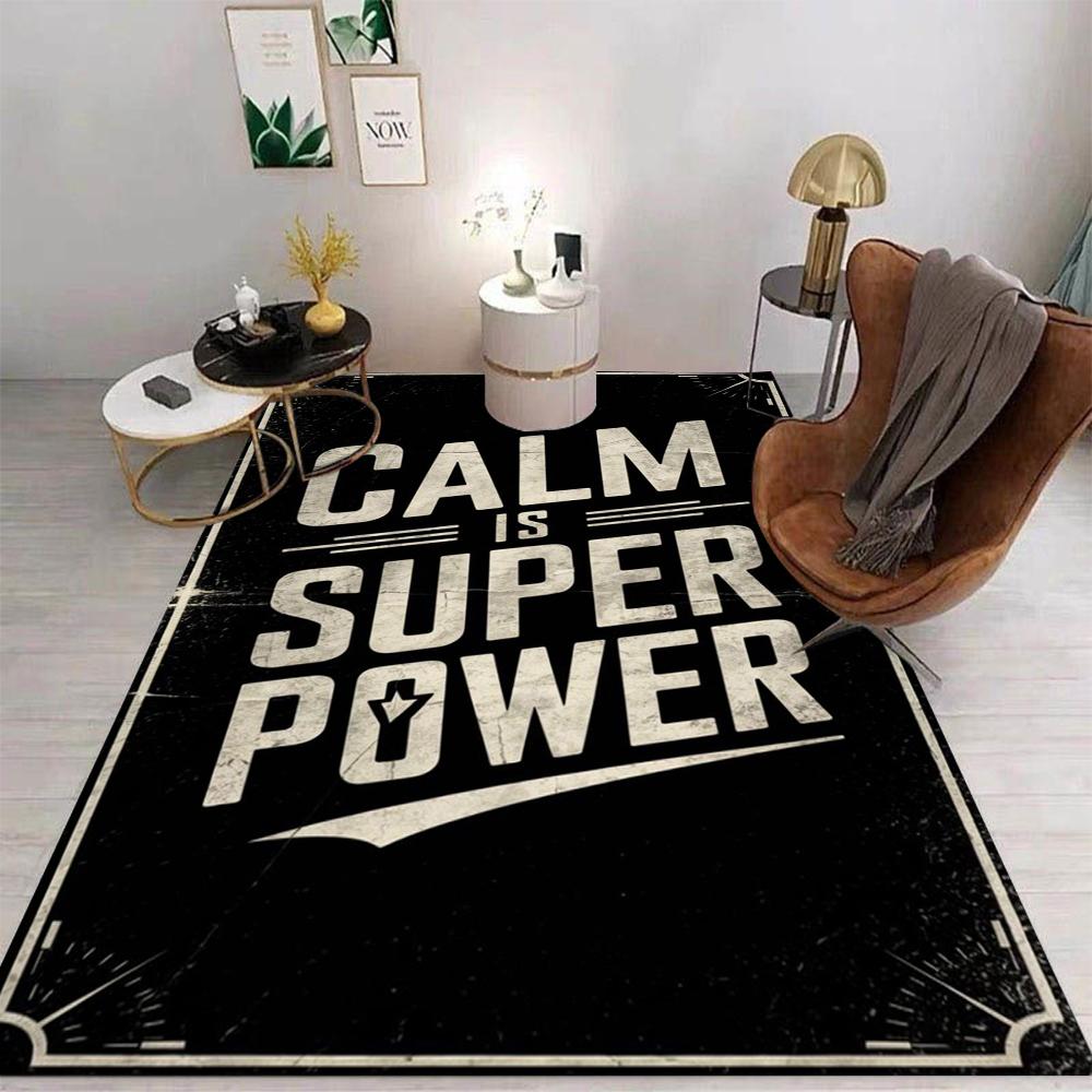 

Letter Carpet Cartoon Living Room Bedroom Kitchen Sofa Table Balcony Rug Non-slip Washable Mat Exquisite Home Ornaments 40x60cm