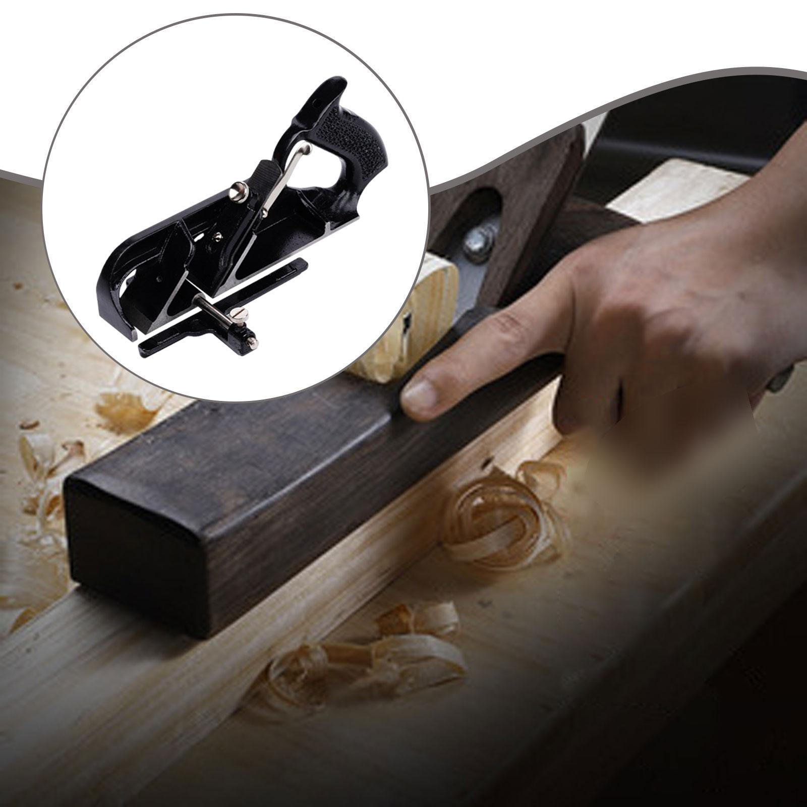 

Wood Planer Flat Bottom Trimming Sturdy Portable Polishing Edge Smoothing Adjustable Block Plane