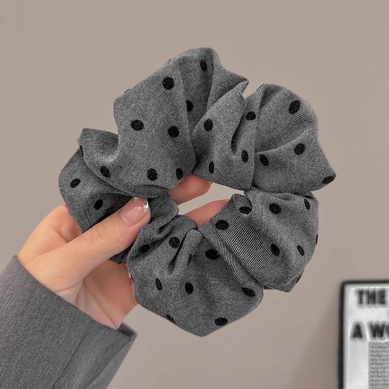 

Зимние аксессуары для волос Красные резинки для волос Женские праздничные резинки для волос Санта-Клауса Вязаные резинки для волос на год