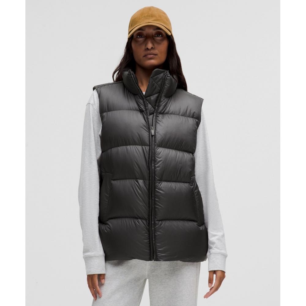 

Lululemon Featherweight 900 Down Fill Puffer Vest Graphite Grey XXXS