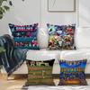 Cushion Cover N G-Goblins Square Sofa Game Cushion Cover Casual Skin-Friendly G-Ghosts Comfortable Pillow Cover