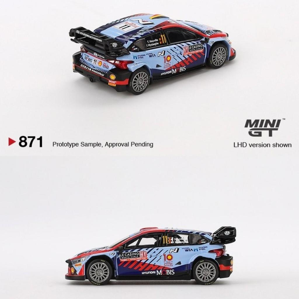 Hyundai I20 N Die-cast 1:38 / Hyundai I20 N Rally1 Hybrid #11 2024 Rallye Monte-Carlo Winner 1/64