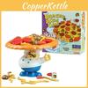 Gioco Educativo Creativo Pizza dell'Equilibrio per Bambini Piccoli con Costruzioni in Plastica per la Stanza dei Giochi