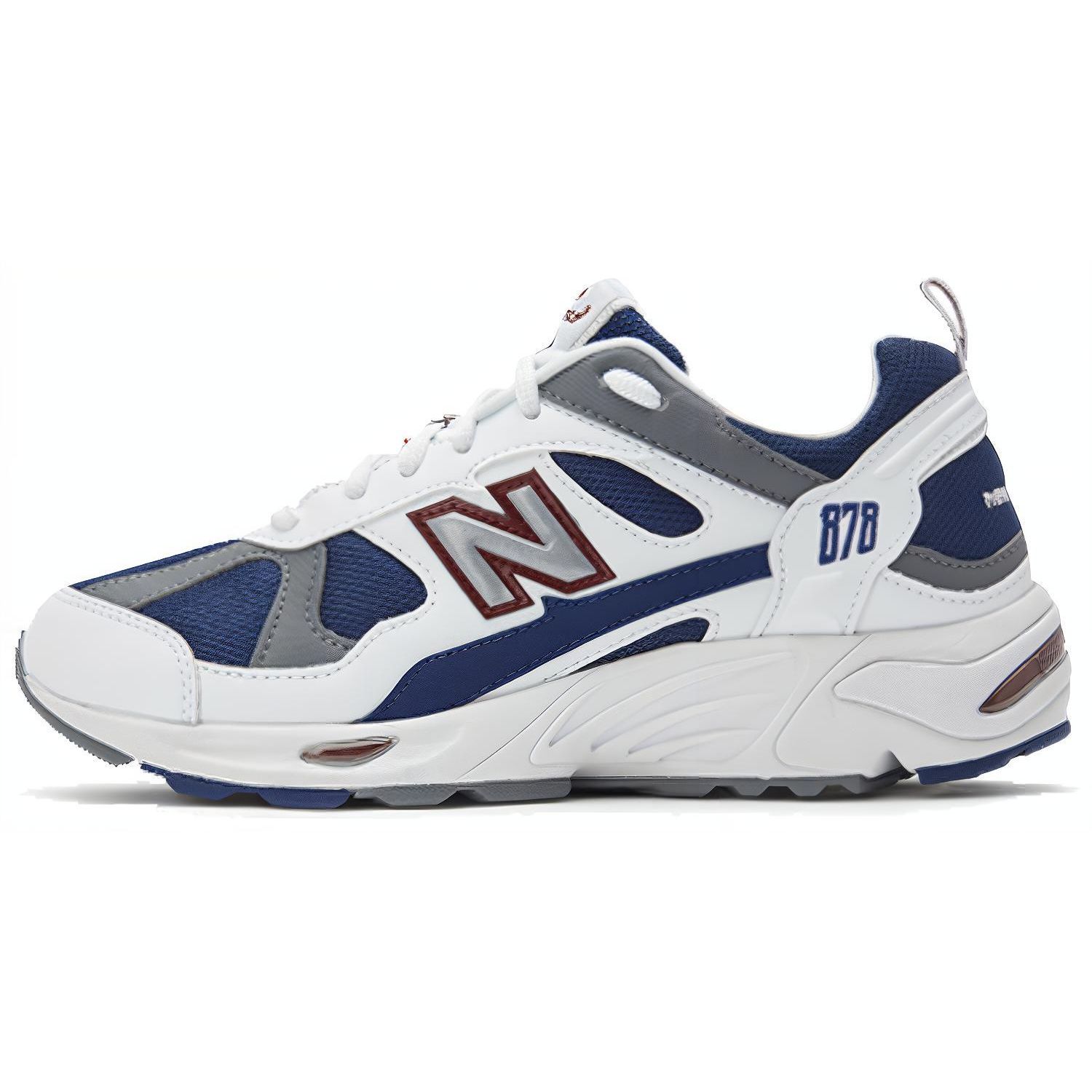 

New Balance Nb 878 Минималистичные Удобные Низкие Спортивные Повседневные Кроссовки Унисекс Белые Синие CM878RSD 38.5