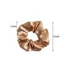 1piece Fashion Silk Scrunchies Solid Red Rubber Bands for Women Girls Korean Elastic Hair Bands Ponytail Hold Hair Accessories