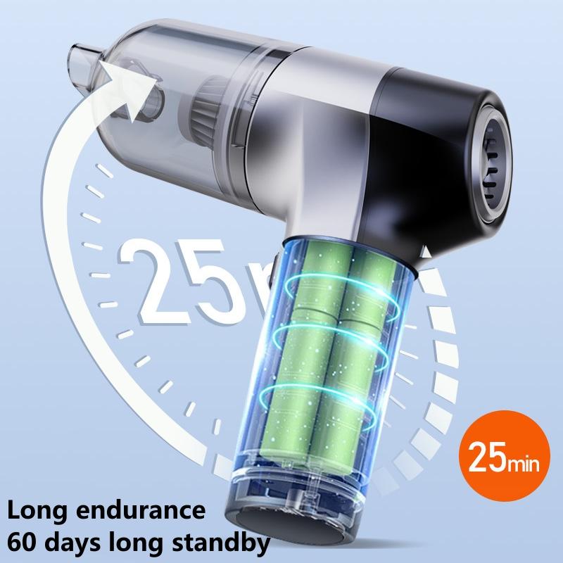 Car Vacuum Cleaner 12000PA Strong Suction Handheld Wireless Vacuum Cleaner Blower 2 In 1 Portable Vacuum Cleaner For Car Home