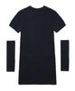 Covernat Woman Arm Warmer Short Sleeve Knit Dress Navy